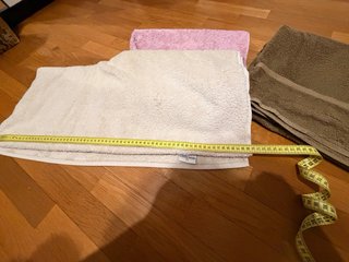 Set 3 Asciugamani Cotone Nuovi