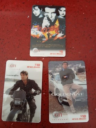 Schede telefoniche GoldenEye 007 James Bond