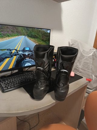 Botas de Moto Shua Negras