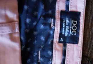 Pantalón corto rosa hombre