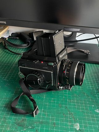 Mamiya m645 Cámara + Accesorios