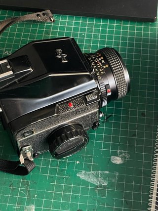 Mamiya m645 Cámara + Accesorios