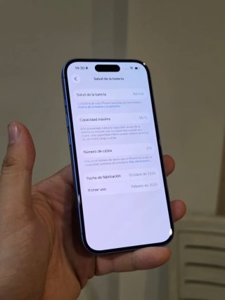 iPhone 16 128GB Azul Ultramarino como nuevo