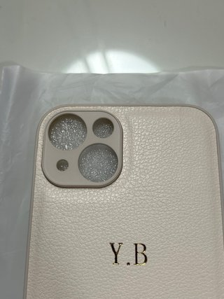 Funda IPhone 14 efecto piel con grabado Negociable