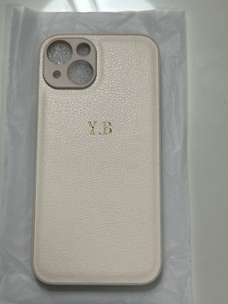 Funda IPhone 14 efecto piel con grabado Negociable