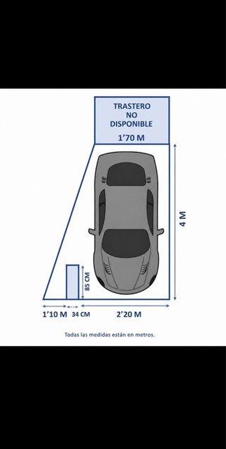 Plaza parking en alquiler.