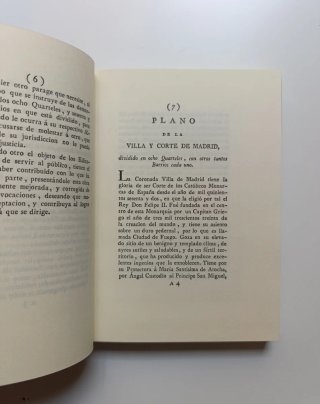 Plano de la Villa y Corte de Madrid.