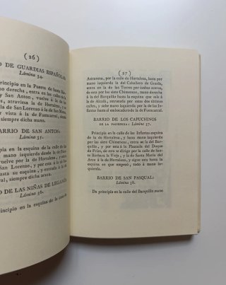 Plano de la Villa y Corte de Madrid.