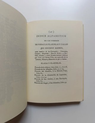 Plano de la Villa y Corte de Madrid.
