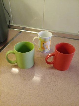 Set 3 Tazas Cerámica
