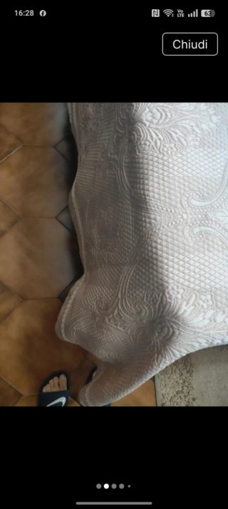 Copriletto matrimoniale Piquet cotone estivo