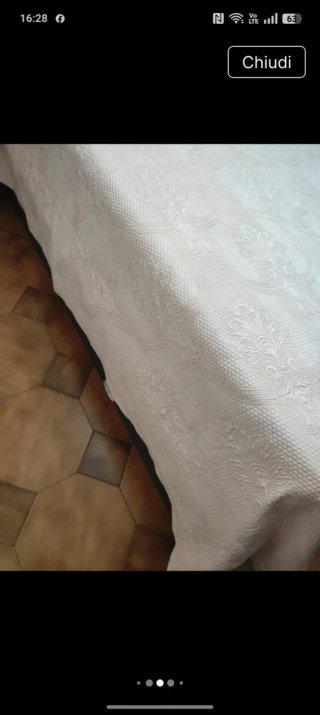 Copriletto matrimoniale Piquet cotone estivo