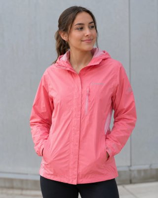 Chaqueta Columbia Rosa Impermeable