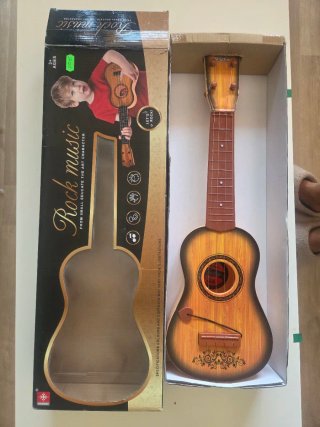 Guitarra de juguete para niños o disfraz