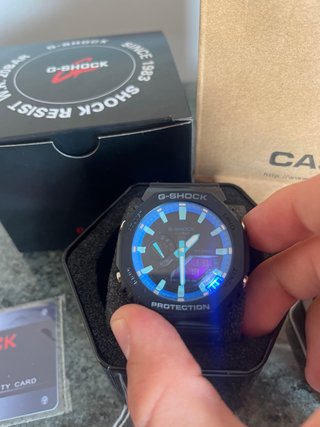 Reloj Casio G-Shock GA-2100 Negro/Azul