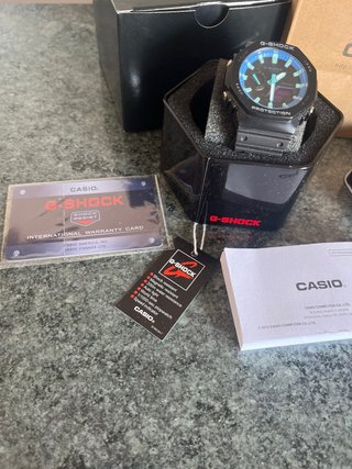 Reloj Casio G-Shock GA-2100 Negro/Azul