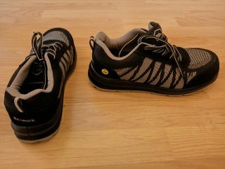 Zapatos Seguridad ESD PS1 Negro/Gris A estrenar