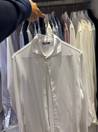 Camicia Polo Boggi S Bianca