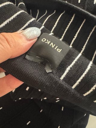 Falda Pinko Negra Talla M