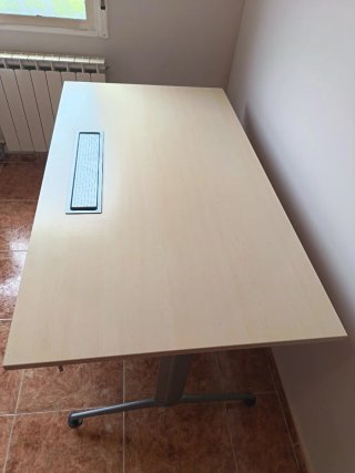 Mesa de oficina/estudio madera y metal