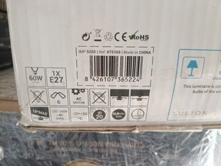 Ventilador de techo infantil multicolor con luz