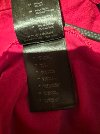 Camiseta Antony Morato Roja L 7 euros