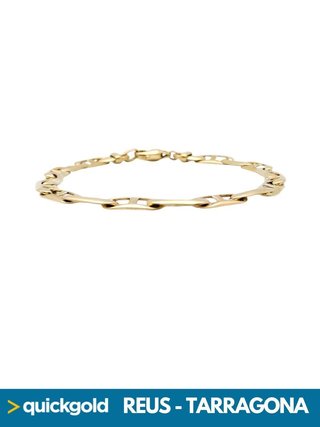 035-421 PULSERA ORO  18K CALABROTE  22 CM