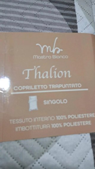 Trapuntina Singolo Mastro Bianco