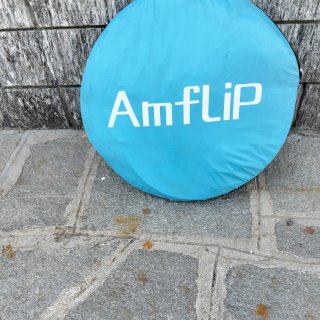 Tenda antivento Amflip blu/argento