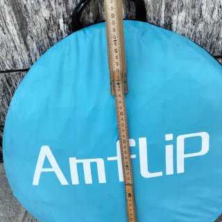 Tenda antivento Amflip blu/argento