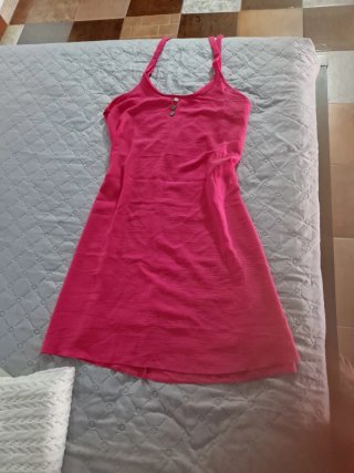 Vestido rosa Tamanho única