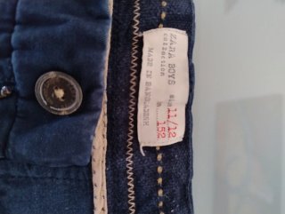 Pantalones Zara Boys Azul Marino Talla 11-12 152cm