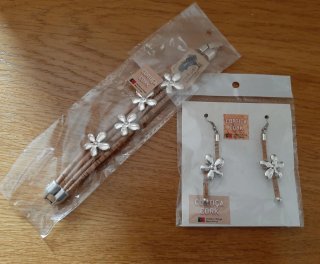 PULSERA Y PENDIENTES CORTIÇA CORK MÁS BRAZALETE