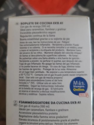 Soplete de cocina Ernesto EKB A1