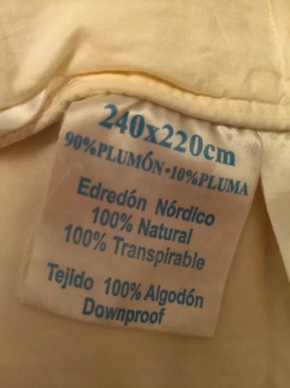 Piumino matrimoniale beige. Casanova