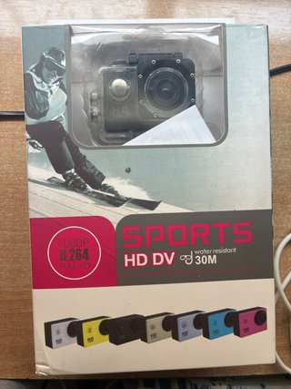 Cámara Deportiva HD DV 1080P Sumergible 30M
