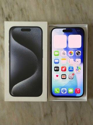 IPHONE 15 PRO 128GB AZUL TITANIO - PERFECTO ESTADO