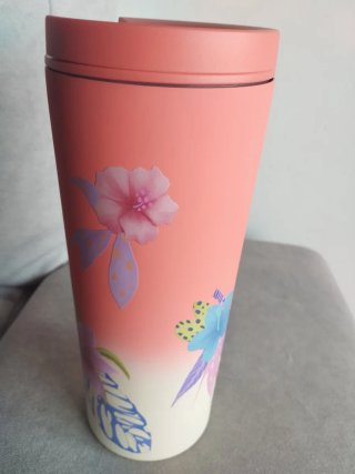 Termo Starbucks Hot House Peach Floral 443ml NUEVO