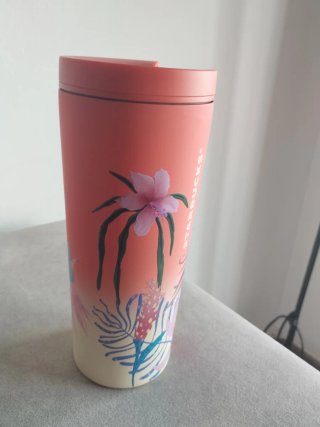 Termo Starbucks Hot House Peach Floral 443ml NUEVO