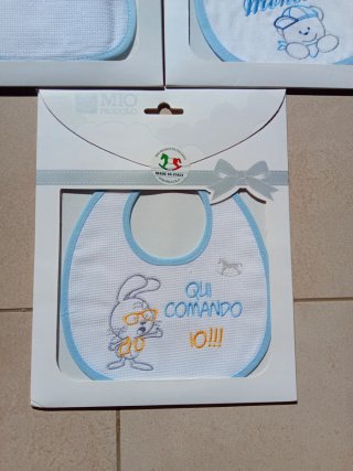 Set 3 bavaglini neonato MIO PICCOLO