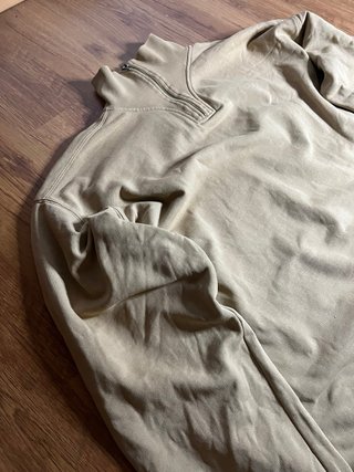 Reebok Quarter Zip Beige Talla M