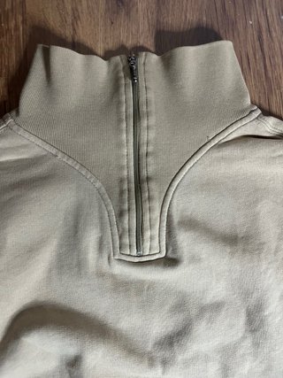 Reebok Quarter Zip Beige Talla M