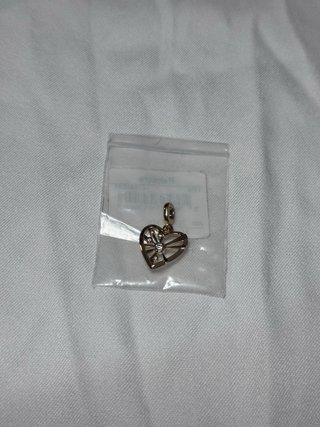 Colgante Corazón Oro y Circonitas