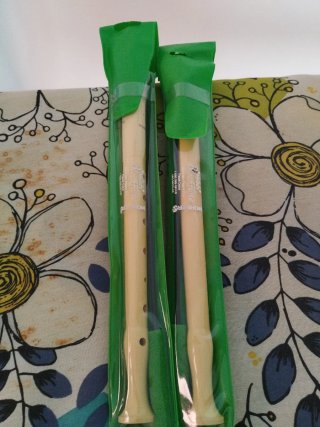 2 Flautas Dulces Hohner Melody Blockflöte .