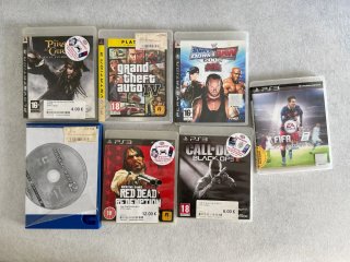 PS3 + 4 mandos + 7 juegos