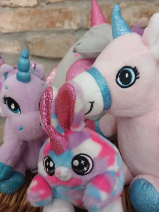 5 Peluche Unicorno Morbido