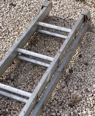 Escalera aluminio 2 tramos 6m/3.25m