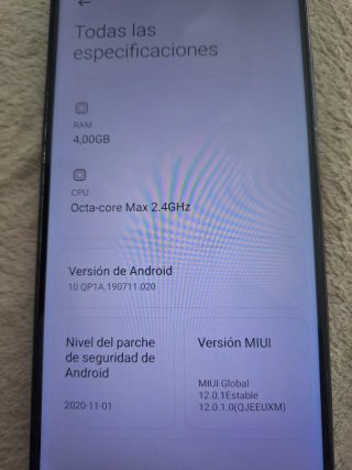 Xiaomi Redmi Note 9T 5G 48 MP, 8 núcleos ,RAM 4GB.