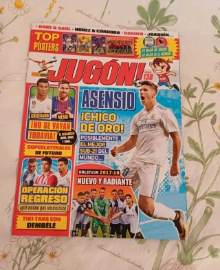 Revistas jugón n° 128, 130, 131, 133, 134