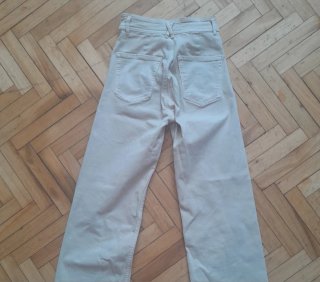 Pantalón culotte Stradivarius beige T.34